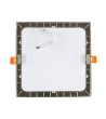 Dalle LED 18W Carrée Extra-Plate Coupe 205x205mm Argentée - 1196 - vue 5