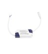 Dalle LED 18W Carrée Extra-Plate Coupe 205x205mm Argentée - 1196 - vue 7
