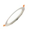 Dalle LED 18W Ronde Extra-Plate Coupe Ø 205 mm Argentée - 438 - vue 3