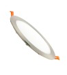 Dalle LED 18W Ronde Extra-Plate Coupe Ø 205 mm Argentée - 438 - vue 7