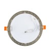 Dalle LED 18W Ronde Extra-Plate Coupe Ø 205 mm Argentée - 438 - vue 8