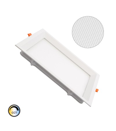 Dalle LED 20W Carrée CCT Sélectionnable Microprismatique LIFUD Coupe 200x200 mm