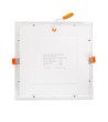 Dalle LED 20W Carrée CCT Sélectionnable Microprismatique LIFUD Coupe 200x200 mm - 79039 - vue 7