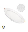 Dalle LED 20W Ronde CCT Sélectionnable Microprismatique LIFUD Coupe Ø 205 mm - 79018 - vue 1