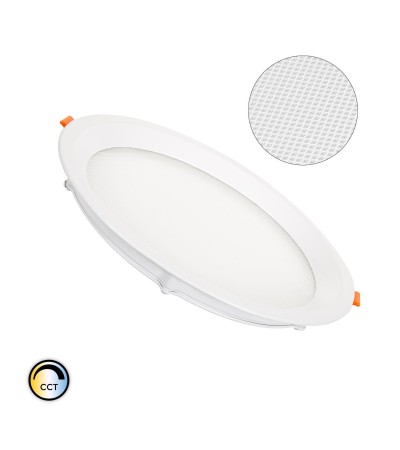 Dalle LED 20W Ronde CCT Sélectionnable Microprismatique LIFUD Coupe Ø 205 mm - 79018 - vue 3