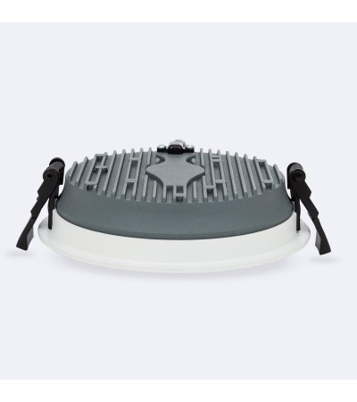 Dalle LED 24W Ronde Dimmable Dim To Warm Coupe à˜ 135 mm - 105417 - vue 3