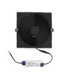 Dalle LED 30W Carrée High Lumen LIFUD Coupe Ø 200 mm - 79248 - vue 6