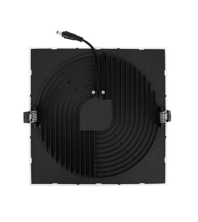 Dalle LED 30W Carrée High Lumen LIFUD Coupe Ø 200 mm - 79248 - vue 7