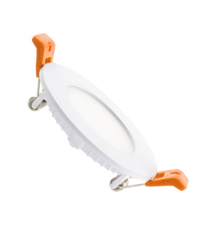 Dalle LED 3W Ronde Extra-Plate Coupe Ø 70 mm