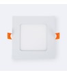 Dalle LED 6W Carrée Extra-Plate Coupe 105x105 mm Pack de 2 Unités - 104516 - vue 2
