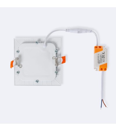 Dalle LED 6W Carrée Extra-Plate Coupe 105x105 mm Pack de 2 Unités - 104516 - vue 6
