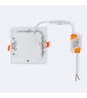 Dalle LED 6W Carrée Extra-Plate Coupe 105x105 mm Pack de 2 Unités - 104516 - vue 6