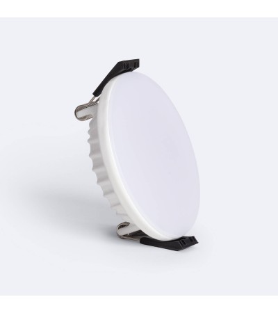 Dalle LED 9W Ronde Extra-Plate en Saillie Coupe à˜70 mm No Flicker