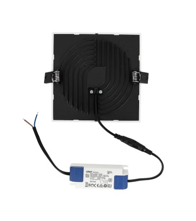 Dalle LED Carrée High Lumen 16W LIFUD Coupe Ø135mm - 79242 - vue 6