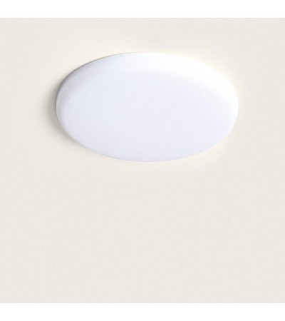 Dalle LED Ronde 18W en Saillie Coupe Ajustable Ø50-190 mm avec Boîtier de Connexions