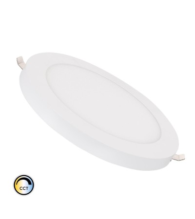 Dalle LED Ronde 18W Sélectionnable Slim Surface Coupe Ajustable à˜75-210 mm - 79326 - vue 3