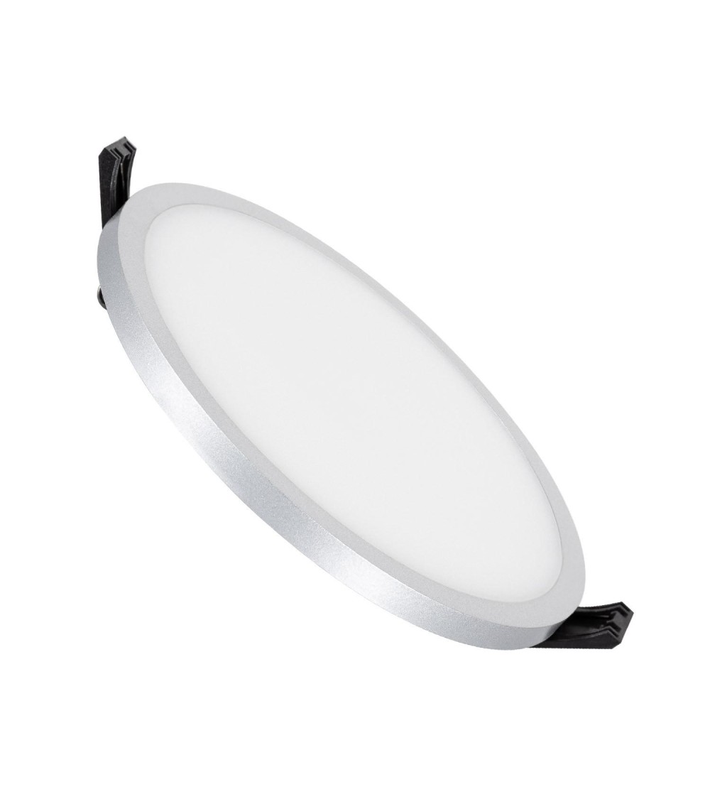 Dalle LED Ronde Slim Surface 16W LIFUD Grise Coupe à˜135mm - 79254 - vue 1