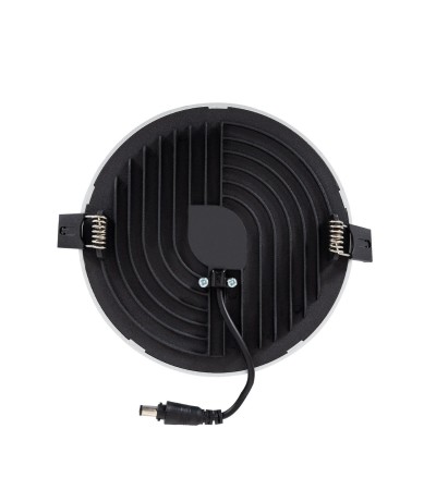 Dalle LED Ronde Slim Surface 16W LIFUD Grise Coupe à˜135mm - 79254 - vue 5