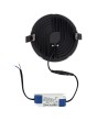 Dalle LED Ronde Slim Surface 16W LIFUD Grise Coupe à˜135mm - 79254 - vue 7