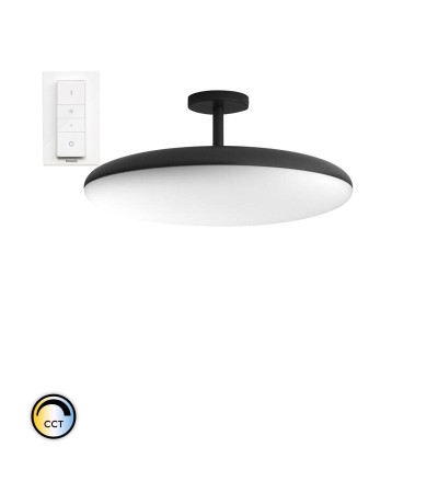 Demi Plafonnier LED CCT White Ambiance Cher 39W Hue