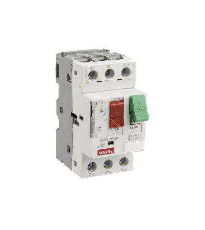 Disjoncteur Magnéto-thermique 3P MAXGE 690 V – Protection Complète pour Moteur Triphasé 0,06–15 kW