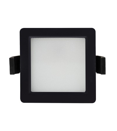 Downlight LED 10W Carré SAMSUNG Aero 130 lm/W Microprismatique LIFUD Coupe 85x85 mm Noir - 77454 - vue 2