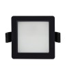 Downlight LED 10W Carré SAMSUNG Aero 130 lm/W Microprismatique LIFUD Coupe 85x85 mm Noir - 77454 - vue 2