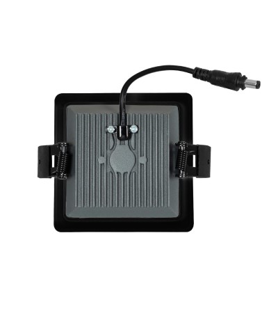 Downlight LED 10W Carré SAMSUNG Aero 130 lm/W Microprismatique LIFUD Coupe 85x85 mm Noir - 77454 - vue 5