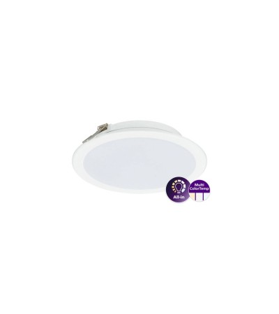 Downlight LED 12W CCT Sélectionnable PHILIPS Ledinaire Slim Coupe Ø 150mm DN065B G4 - 89017 - vue 2