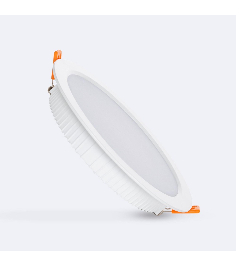 Downlight LED 12W Rond Chip OSRAM Aero 110 lm/W LIFUD Coupe Ø 150 mm - 105584 - vue 1