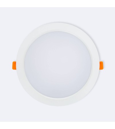 Downlight LED 12W Rond Chip OSRAM Aero 110 lm/W LIFUD Coupe Ø 150 mm - 105584 - vue 2