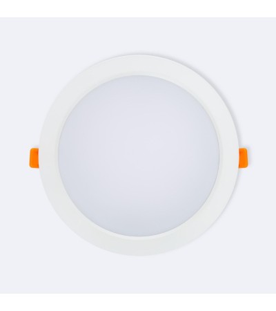 Downlight LED 12W Rond Chip OSRAM Aero 110 lm/W LIFUD Coupe Ø 150 mm - 105584 - vue 4