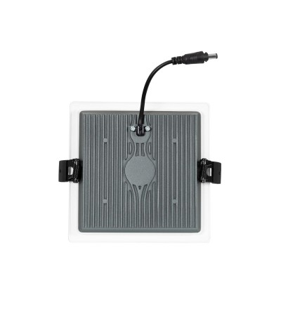 Downlight LED 15W Carré SAMSUNG Aero 130 lm/W Microprismatique LIFUD Coupe 135x135 mm - 72507 - vue 7