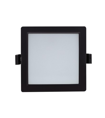 Downlight LED 15W Carré SAMSUNG Aero 130 lm/W Microprismatique LIFUD Coupe 135x135 mm Noir - 77450 - vue 4