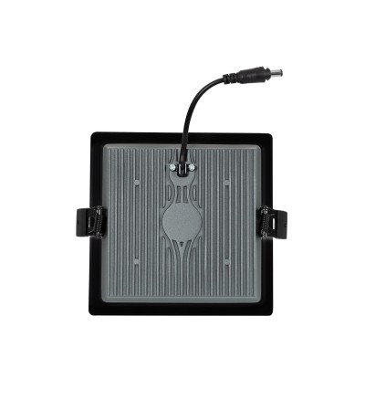 Downlight LED 15W Carré SAMSUNG Aero 130 lm/W Microprismatique LIFUD Coupe 135x135 mm Noir - 77450 - vue 5