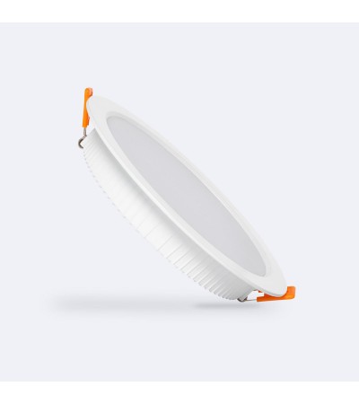 Downlight LED 18W Rond Chip OSRAM Aero 110 lm/W LIFUD Coupe Ø 150 mm