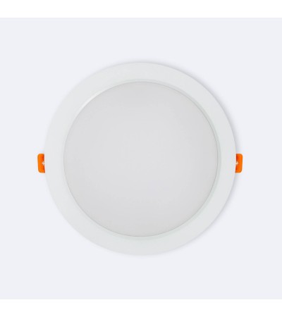 Downlight LED 18W Rond Chip OSRAM Aero 110 lm/W LIFUD Coupe Ø 150 mm - 105585 - vue 2