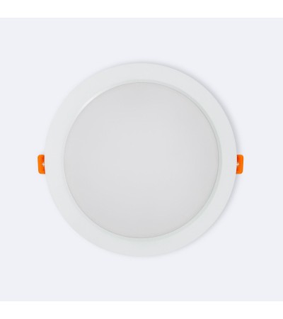 Downlight LED 18W Rond Chip OSRAM Aero 110 lm/W LIFUD Coupe Ø 150 mm - 105585 - vue 4