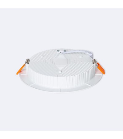 Downlight LED 18W Rond Chip OSRAM Aero 110 lm/W LIFUD Coupe Ø 150 mm - 105585 - vue 5
