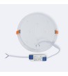 Downlight LED 18W Rond Chip OSRAM Aero 110 lm/W LIFUD Coupe Ø 200 mm - 105591 - vue 4