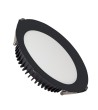 Downlight LED 24W Rond SAMSUNG Aero 130 lm/W 4000K LIFUD Coupe Ø 200 mm Noir - 64812 - vue 1