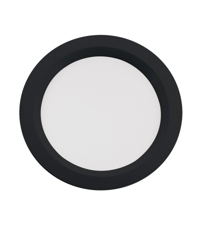 Downlight LED 24W Rond SAMSUNG Aero 130 lm/W 4000K LIFUD Coupe Ø 200 mm Noir - 64812 - vue 2