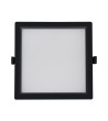 Downlight LED 30W Carré SAMSUNG Aero 130 lm/W Microprismatique LIFUD Coupe 210x210 mm Noir - 77444 - vue 4