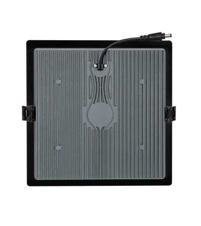 Downlight LED 30W Carré SAMSUNG Aero 130 lm/W Microprismatique LIFUD Coupe 210x210 mm Noir - 77444 - vue 5