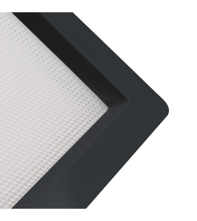 Downlight LED 30W Carré SAMSUNG Aero 130 lm/W Microprismatique LIFUD Coupe 210x210 mm Noir - 77444 - vue 6