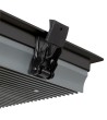 Downlight LED 30W Carré SAMSUNG Aero 130 lm/W Microprismatique LIFUD Coupe 210x210 mm Noir - 77444 - vue 8