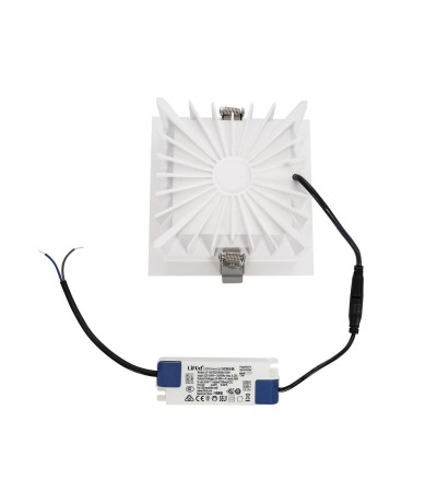 Downlight LED 30W Carrée Premium CRI90 LIFUD Coupe 145x145 mm - 98472 - vue 6