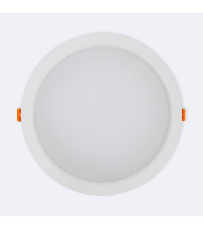 Downlight LED 30W Rond Chip OSRAM Aero 110 lm/W LIFUD Coupe Ø 200 mm - 105603 - vue 3