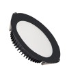 Downlight LED 30W Rond SAMSUNG Aero 130 lm/W Microprismatique LIFUD Coupe Ø 200 mm Noir - 77824 - vue 1