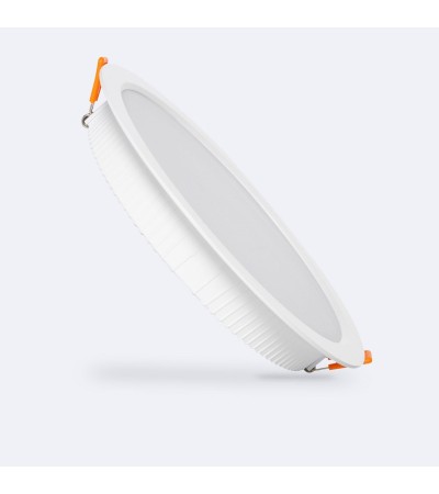 Downlight LED 36W Rond Chip OSRAM Aero 110 lm/W LIFUD Coupe Ø 200 mm - 105608 - vue 2